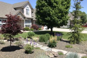 landscape with sprinklers |farwest landscaping |boise