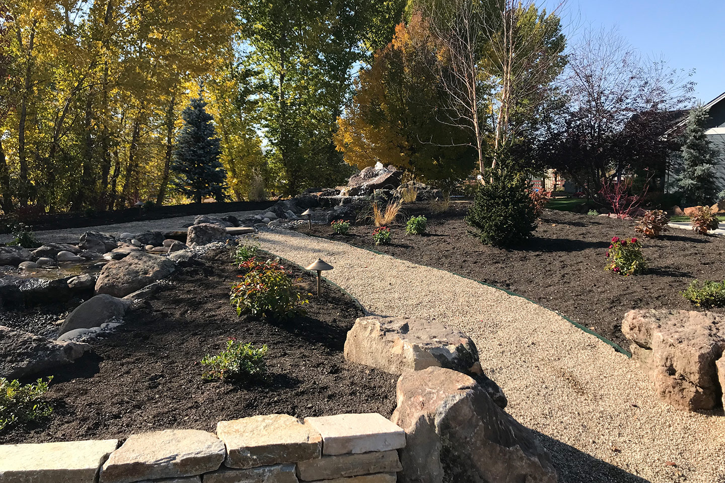 gravel path landscape | FarWest Landscaping