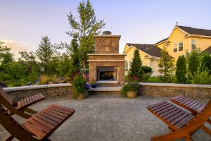 patiofireplace| farwest landscape | boise